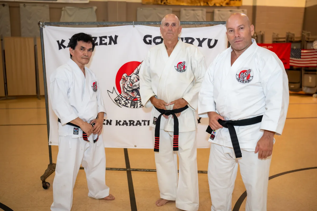 Shihan Donny Sheinwald and Shihan James Walsh, senior instructors at Kanzen Karate School