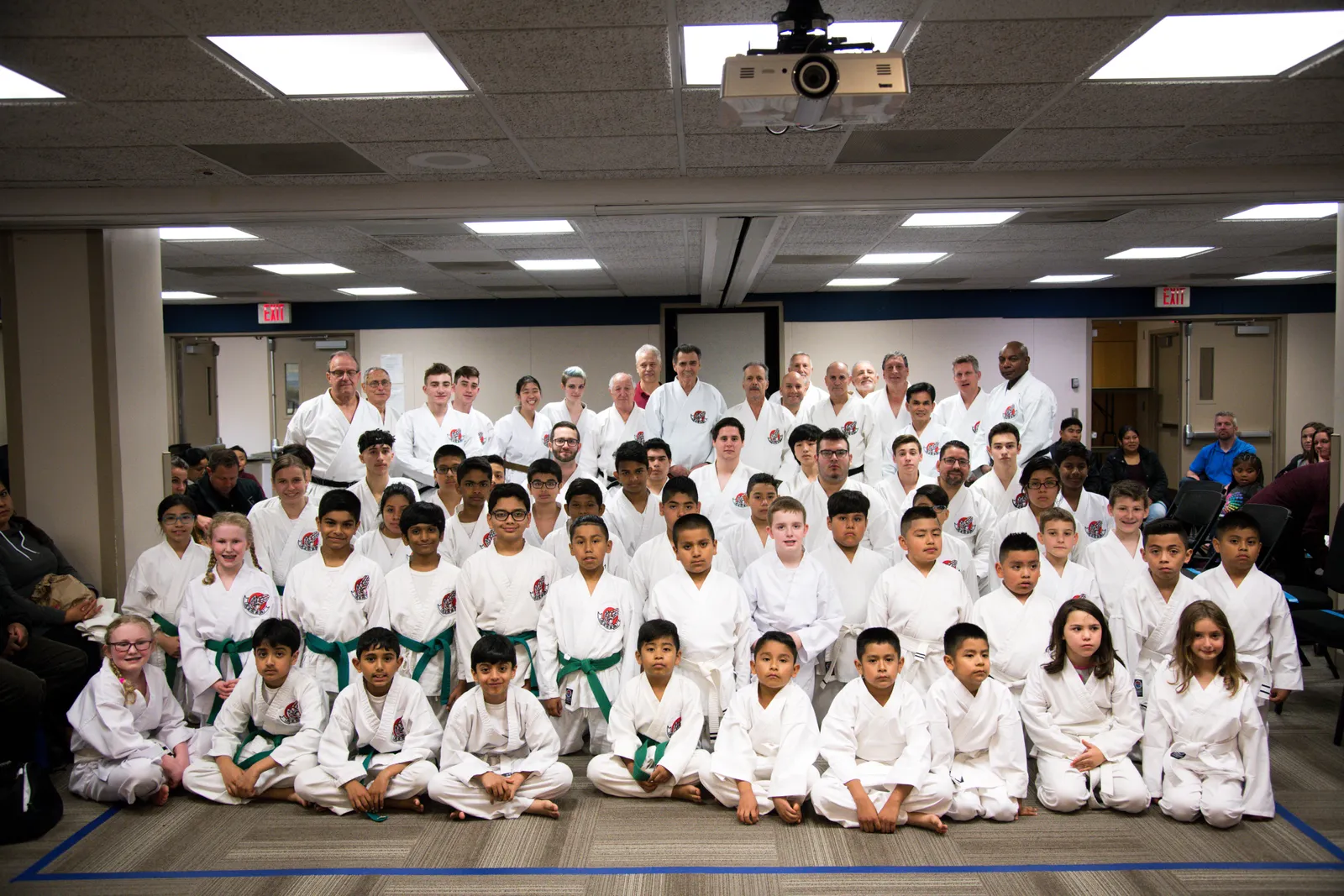Kids Karate training at Kanzen Karate School